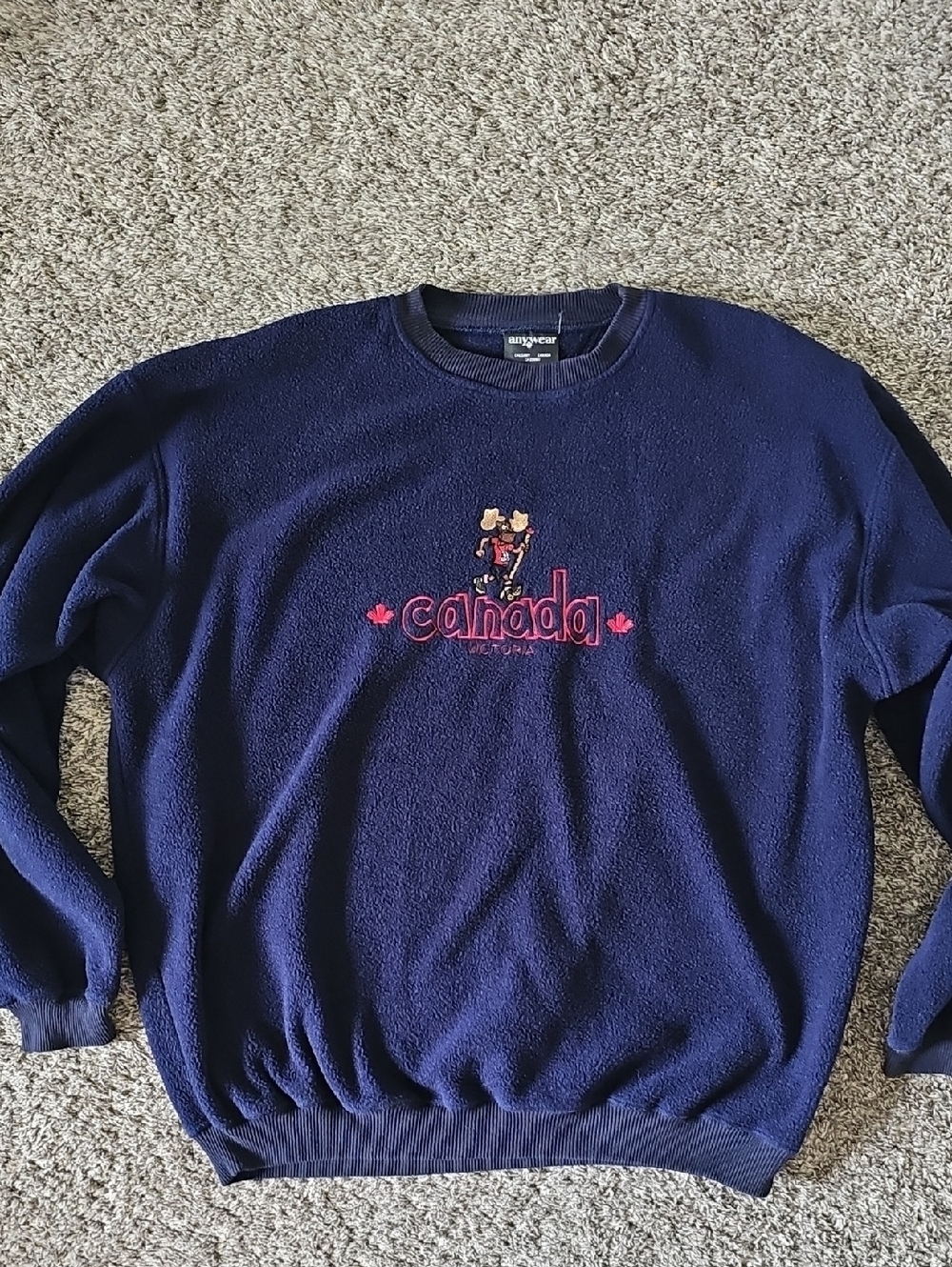 AWESOME VINTAGE CANADA Victoria FLEECE SWEATSHIRT